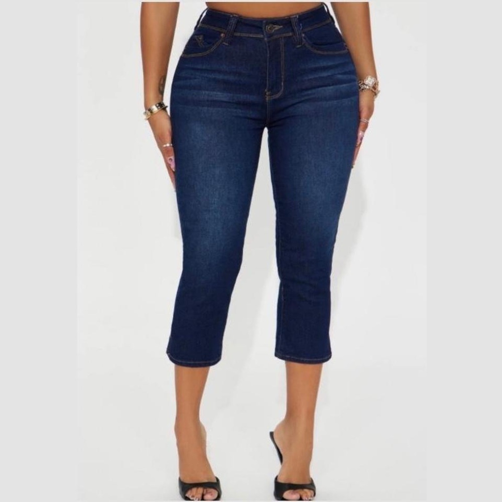 Y2k Denim Capri Jeans